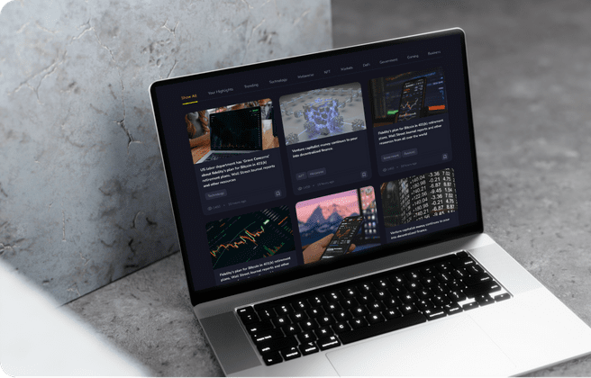 Crypto News Portal Showcase